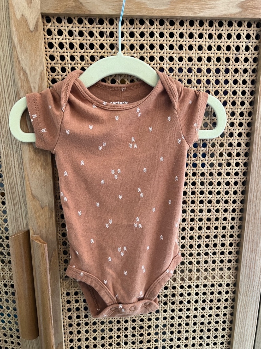 0-3M Carter's Rust Arrow Print Baby One-Piece